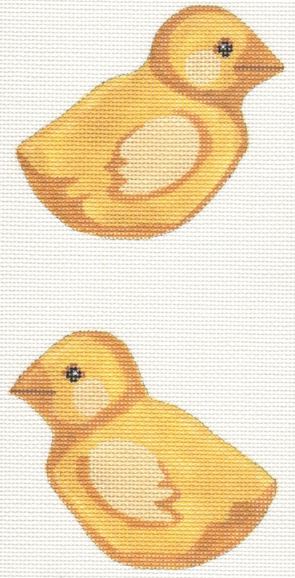 click here to view larger image of Yellow Chick Clip-On (hand painted canvases)