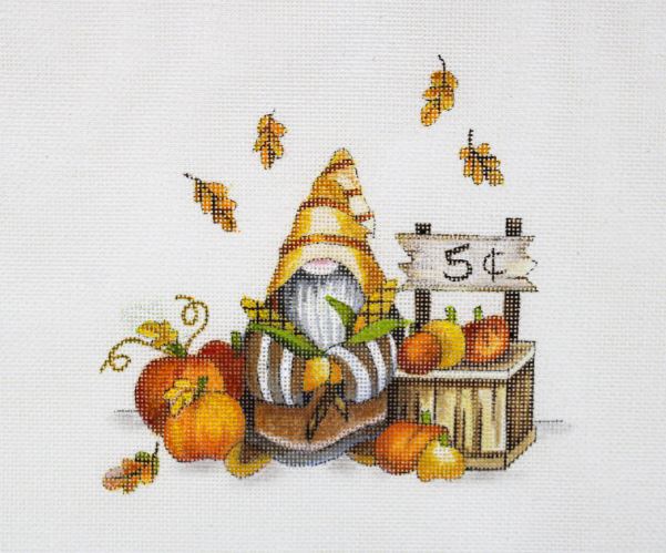 click here to view larger image of Autumn Gnome I (hand painted canvases)
