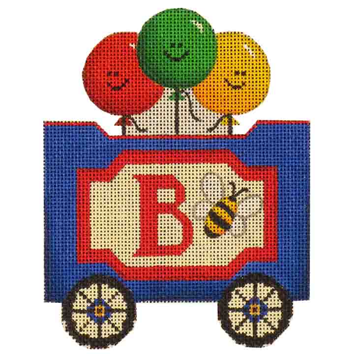 click here to view larger image of Train Letter - B (hand painted canvases)