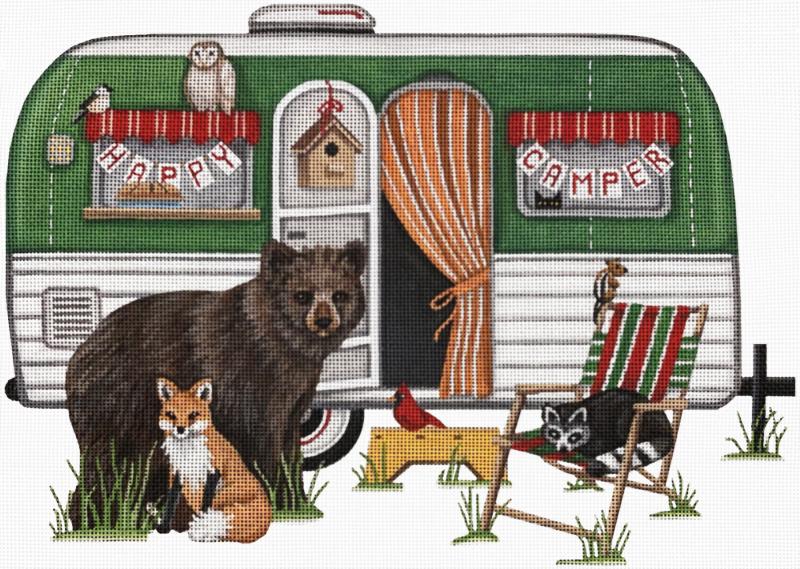 click here to view larger image of Forest Camper (hand painted canvases)