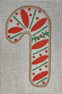 click here to view larger image of Christmas Cookie - Candy Cane  (hand painted canvases)