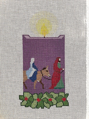 click here to view larger image of 2nd Advent Candle - Mary and Joseph (hand painted canvases)