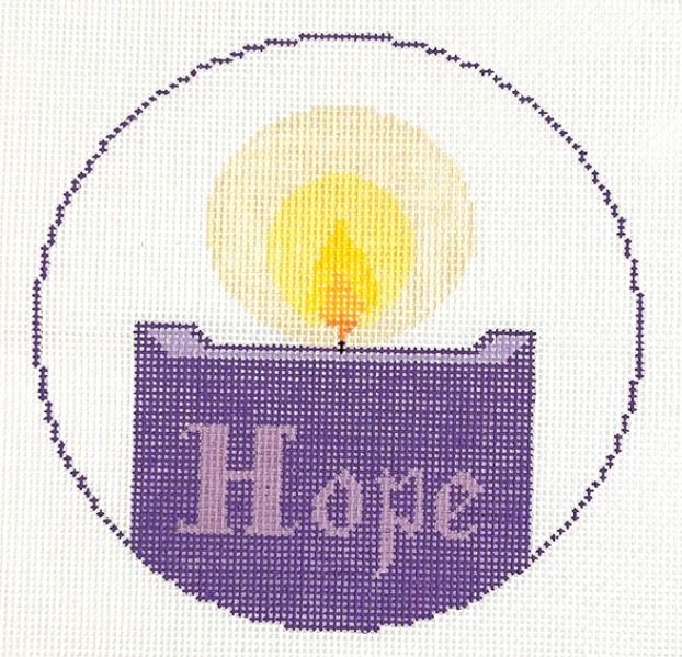 click here to view larger image of Advent - Hope (hand painted canvases)