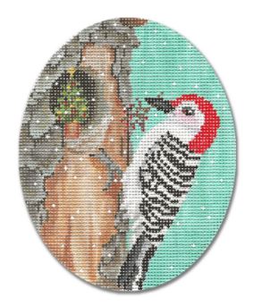 click here to view larger image of Woodpecker (hand painted canvases)
