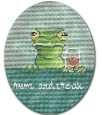 click here to view larger image of Rum & Croak (hand painted canvases)