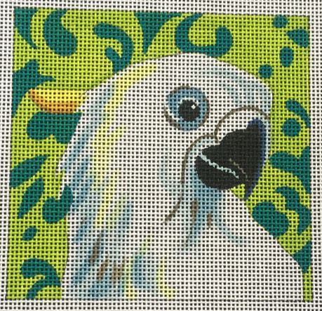 click here to view larger image of Cockatoo Coaster A (hand painted canvases)