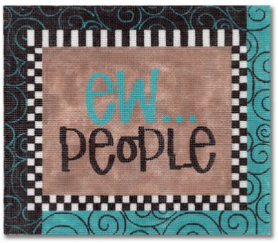 click here to view larger image of Ew... People (hand painted canvases)