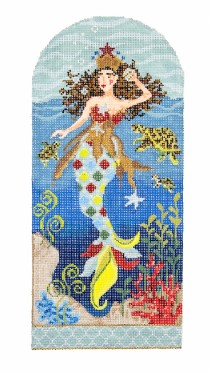 click here to view larger image of Olivia the Mediterranean Mermaid - Stitch Guide (books)