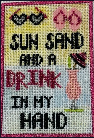 click here to view larger image of Sun and Sand (hand painted canvases)
