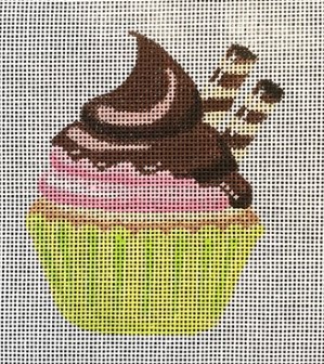 click here to view larger image of Chocolate Cupcake (hand painted canvases)