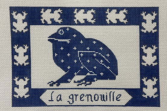 click here to view larger image of La Grenouille - Frog (hand painted canvases)