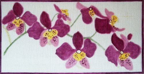 click here to view larger image of Orchid Spray (hand painted canvases)