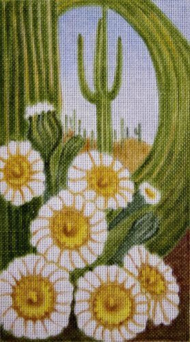 click here to view larger image of Saguaro Blooms (hand painted canvases)