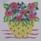 click here to view larger image of Small Bouquet 1 (hand painted canvases)