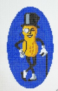Mr Peanut hand painted canvases 