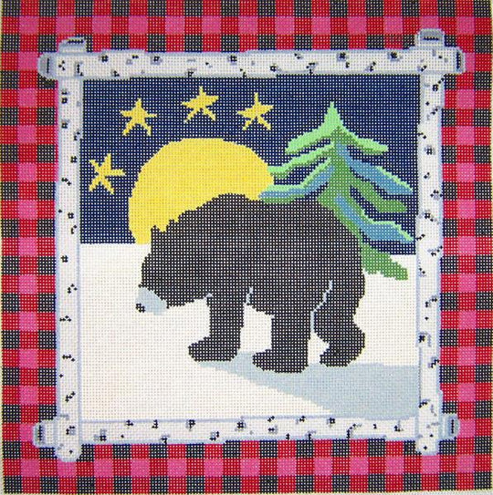 click here to view larger image of Good Night Bear! (hand painted canvases)