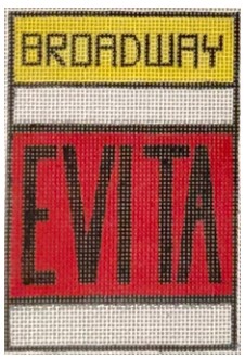 click here to view larger image of Broadway - Evita (hand painted canvases)