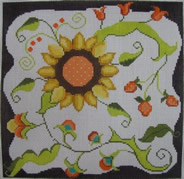 click here to view larger image of Sunflowers and Berries - 18M (hand painted canvases)
