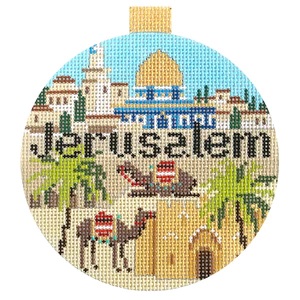 click here to view larger image of Travel Round - Jerusalem (hand painted canvases)
