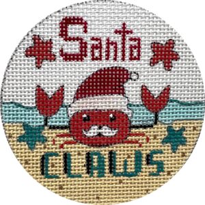 click here to view larger image of Santa Claws (hand painted canvases)