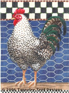 click here to view larger image of Speckled Rooster (hand painted canvases)