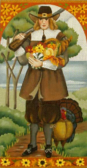 click here to view larger image of Pilgrim Man (hand painted canvases)