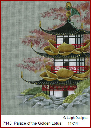 click here to view larger image of Palace of the Golden Lotus (hand painted canvases)