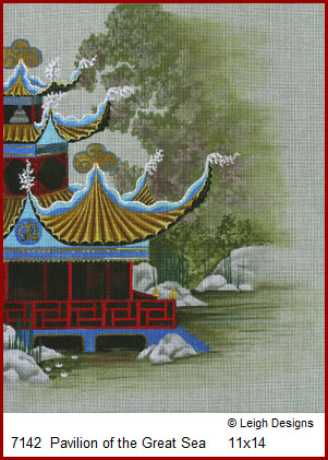 click here to view larger image of Pavilion of the Great Sea (hand painted canvases)