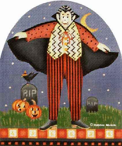 click here to view larger image of Viktor The Vampire - Trick or Treat Series (hand painted canvases)