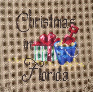 click here to view larger image of Christmas in Florida (Present) (hand painted canvases)