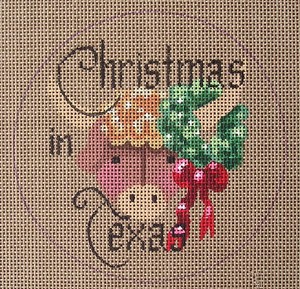 click here to view larger image of Christmas in Texas (hand painted canvases)
