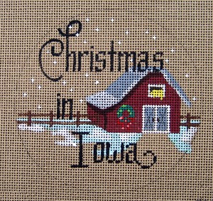 click here to view larger image of Christmas in Iowa (hand painted canvases)