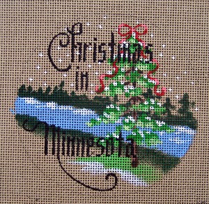 click here to view larger image of Christmas in Minnesota (hand painted canvases)