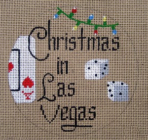 click here to view larger image of Christmas in Las Vegas (hand painted canvases)