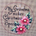 click here to view larger image of My Grandma Makes Christmas Special (hand painted canvases)