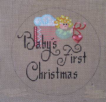 click here to view larger image of Baby's 1st Christmas (hand painted canvases)