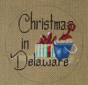 click here to view larger image of Christmas In Delaware (hand painted canvases)