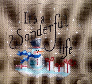 click here to view larger image of It's a Wonderful Life (hand painted canvases)