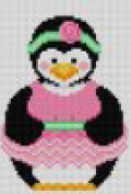 click here to view larger image of Bellerina Penguin (hand painted canvases)