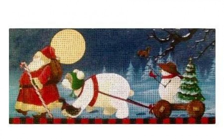 click here to view larger image of Christmas March (hand painted canvases)