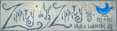 click here to view larger image of Zippity Do Da (hand painted canvases)