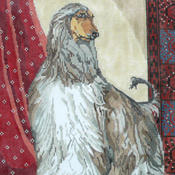 click here to view larger image of Afghan Hound (hand painted canvases)