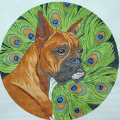 click here to view larger image of Boxer, The (hand painted canvases)