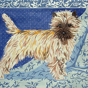 click here to view larger image of Cairn Terrier (hand painted canvases)