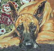 click here to view larger image of Great Dane (hand painted canvases)