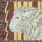 click here to view larger image of Sheep Elegance (hand painted canvases)