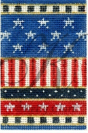 click here to view larger image of Stars-n-Stripes Firecracker (hand painted canvases)
