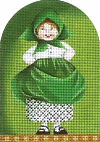 click here to view larger image of Saint Paddy Kid - Scarf (hand painted canvases)