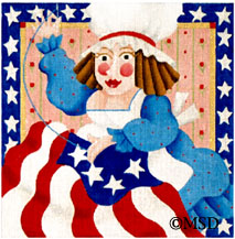 click here to view larger image of Betsy Ross - Wild Women (hand painted canvases)