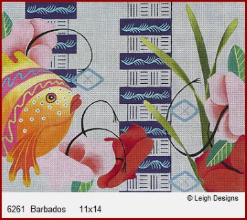click here to view larger image of Barbados (hand painted canvases)